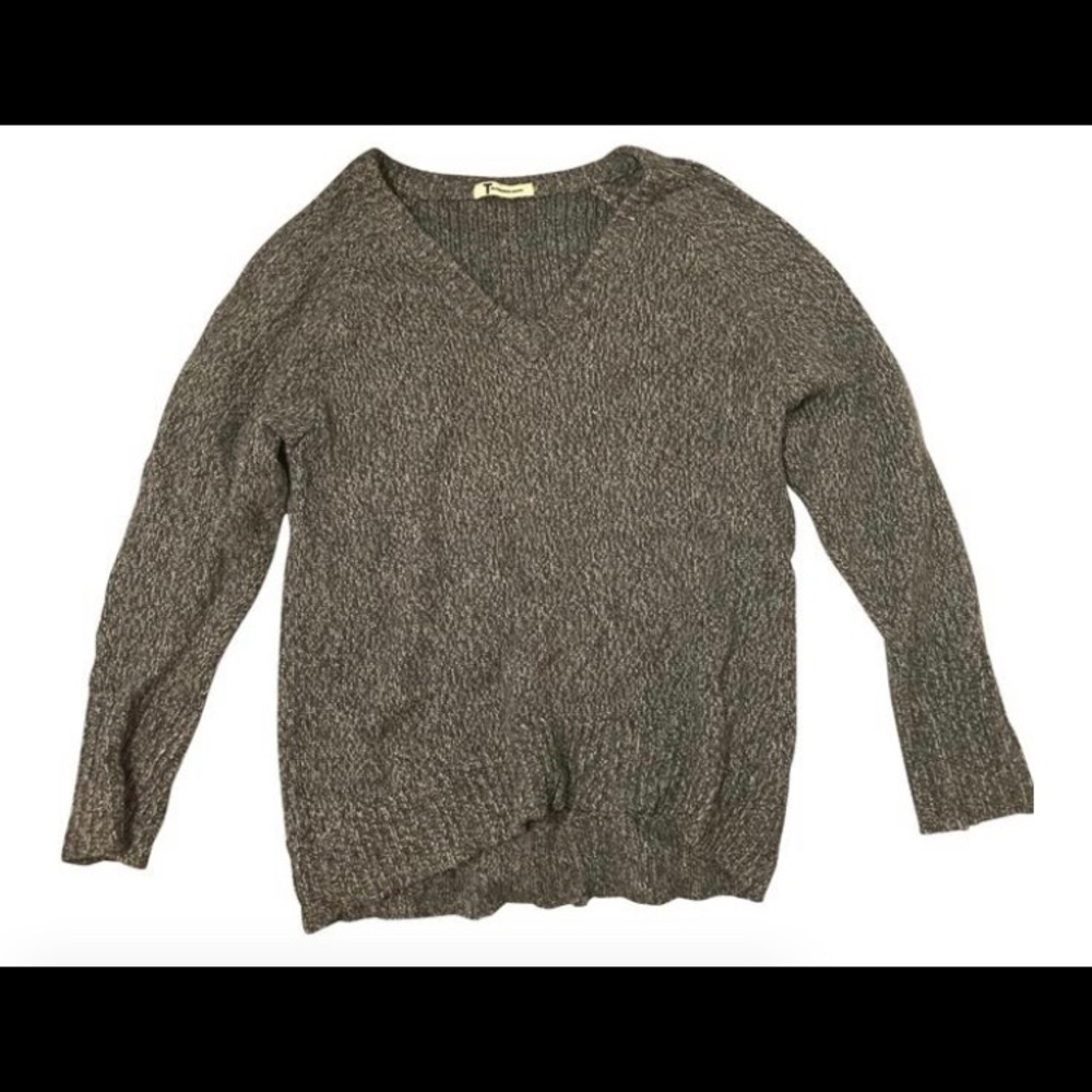 Alexander Wang marled gray sweater M